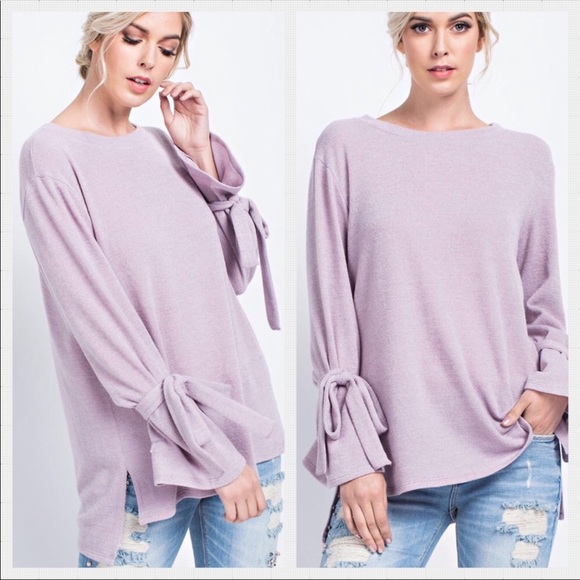 Lavender lightweight sweater - Picture 1 of 2